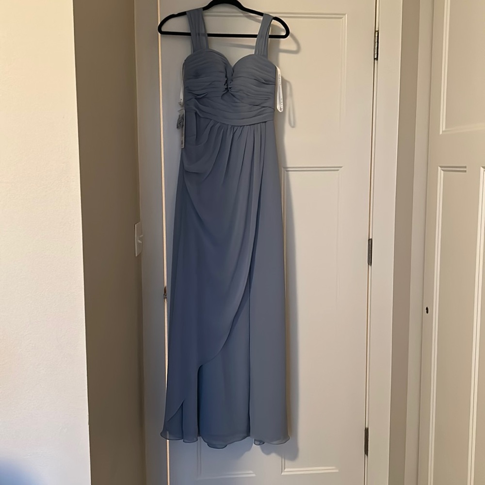 Azazie Bridesmaid dress Dusty Blue